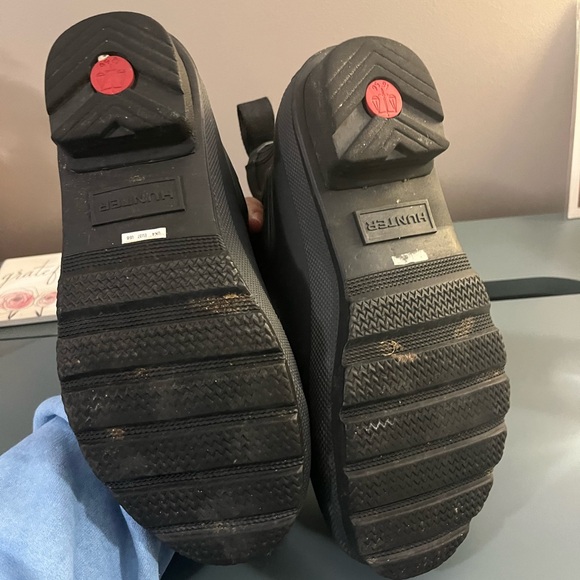 Hunter Black Rain Boots - Picture 3 of 3